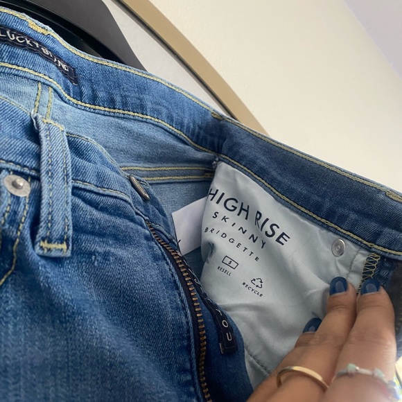 HIGH RISE SKINNY LUCKY BRAND JEANS - Picture 4 of 4
